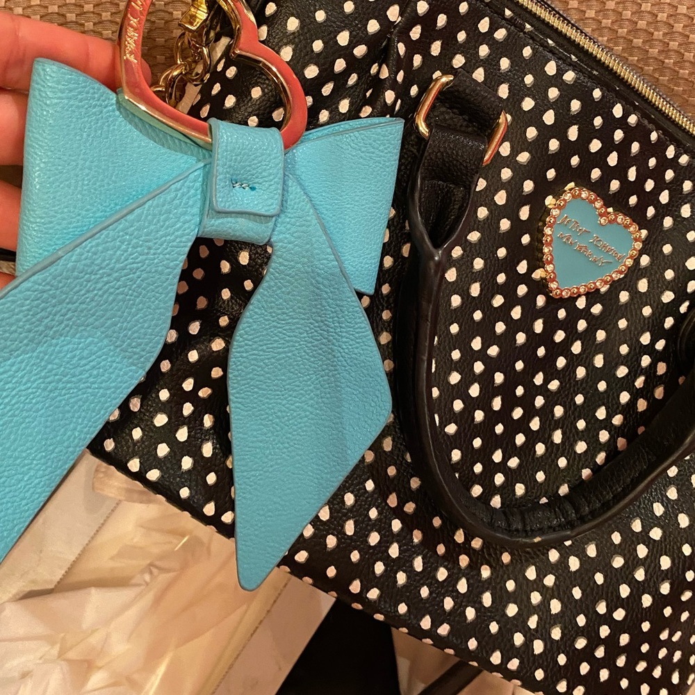 Betsey Johnson polka dot small bag